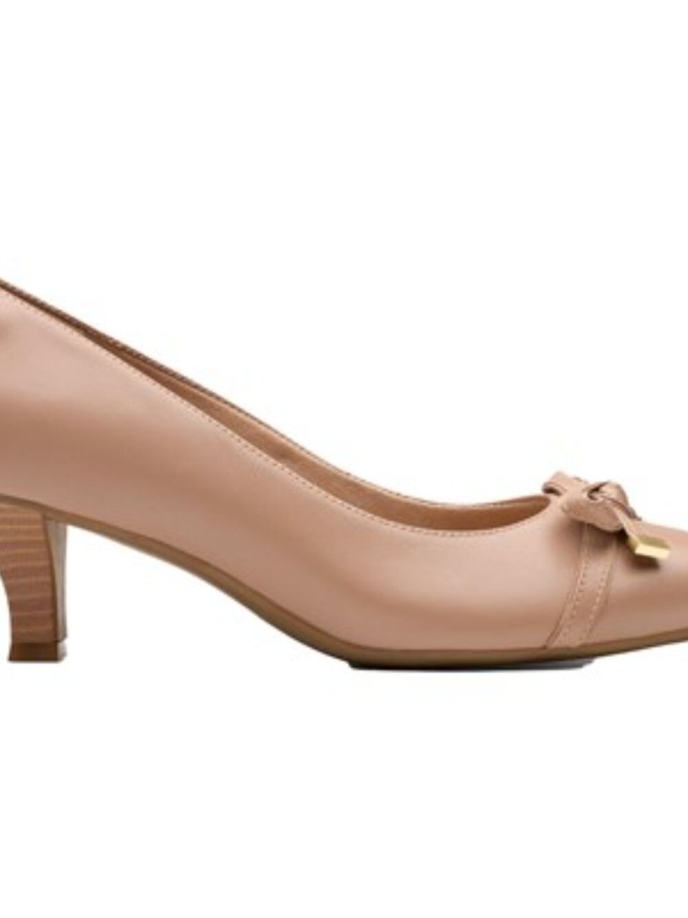 Clarks - Womens Kepley Holly Shoes, size 10 W US womens, color tan.